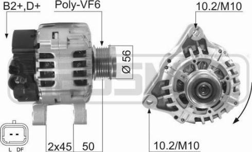 Messmer 210599A - Генератор autocars.com.ua