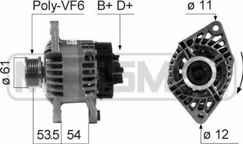 Messmer 210686A - Генератор autocars.com.ua