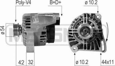 Messmer 210711A - Генератор avtokuzovplus.com.ua