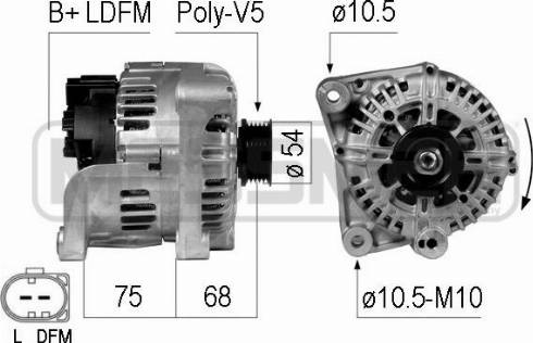 Messmer 210736A - Генератор avtokuzovplus.com.ua