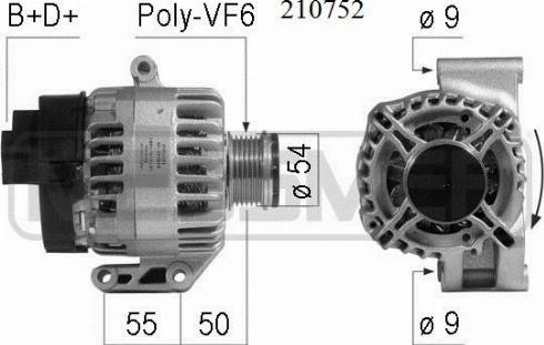 Messmer 210752A - Генератор autocars.com.ua