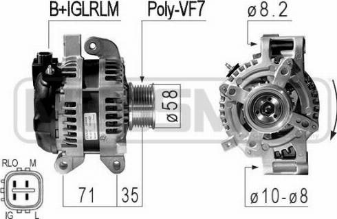 Messmer 210842A - Генератор avtokuzovplus.com.ua