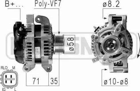 Messmer 210842 - Генератор avtokuzovplus.com.ua