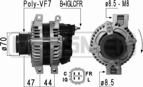 Messmer 210844A - Генератор autocars.com.ua