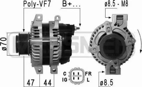 Messmer 210844 - Генератор autocars.com.ua