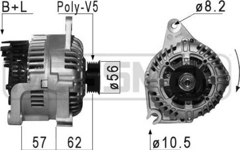 Messmer 210867A - Генератор autocars.com.ua