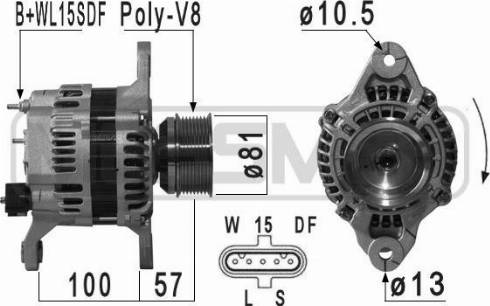 Messmer 210913A - Генератор avtokuzovplus.com.ua