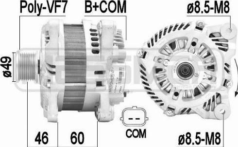 Messmer 210951A - Генератор autocars.com.ua