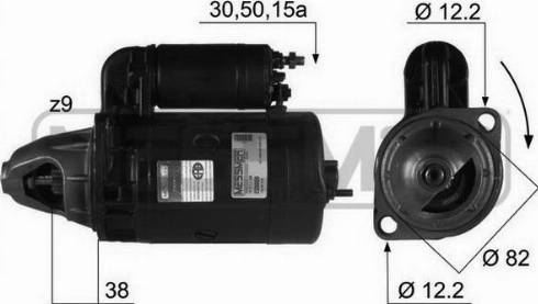 Messmer 220008R - Стартер autocars.com.ua