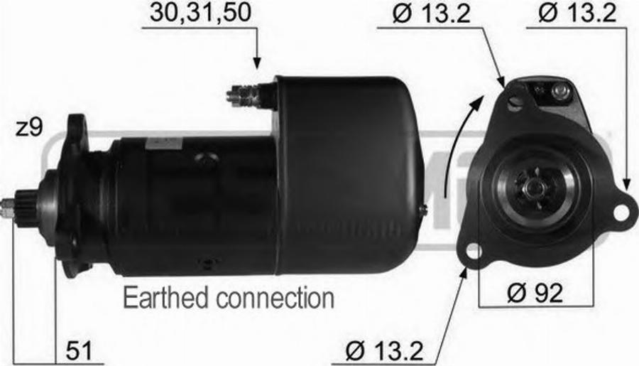 Messmer 220010 - Стартер avtokuzovplus.com.ua