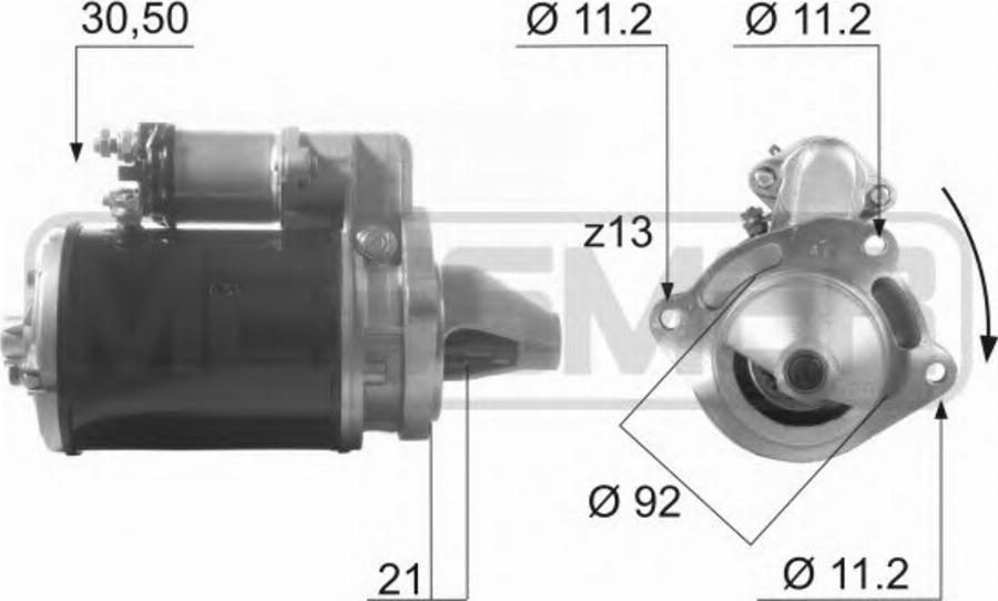 Messmer 220020 - Стартер autodnr.net