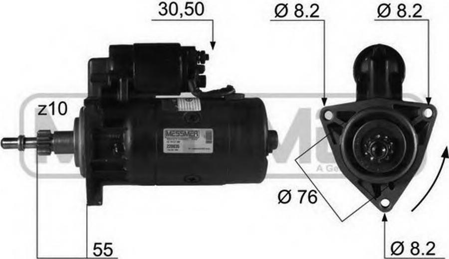 Messmer 220035 - Стартер autodnr.net