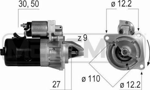 Messmer 220038A - Стартер autocars.com.ua