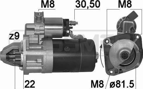 Messmer 220043A - Стартер avtokuzovplus.com.ua