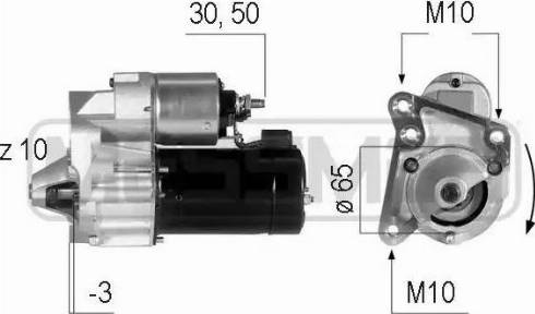 Messmer 220045 - Стартер autocars.com.ua