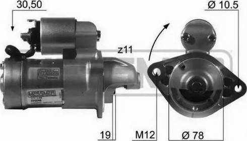 Messmer 220046 - Стартер autocars.com.ua