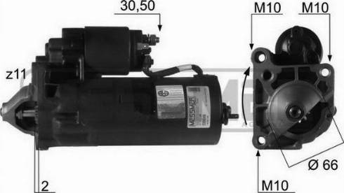 Messmer 220049R - Стартер autocars.com.ua