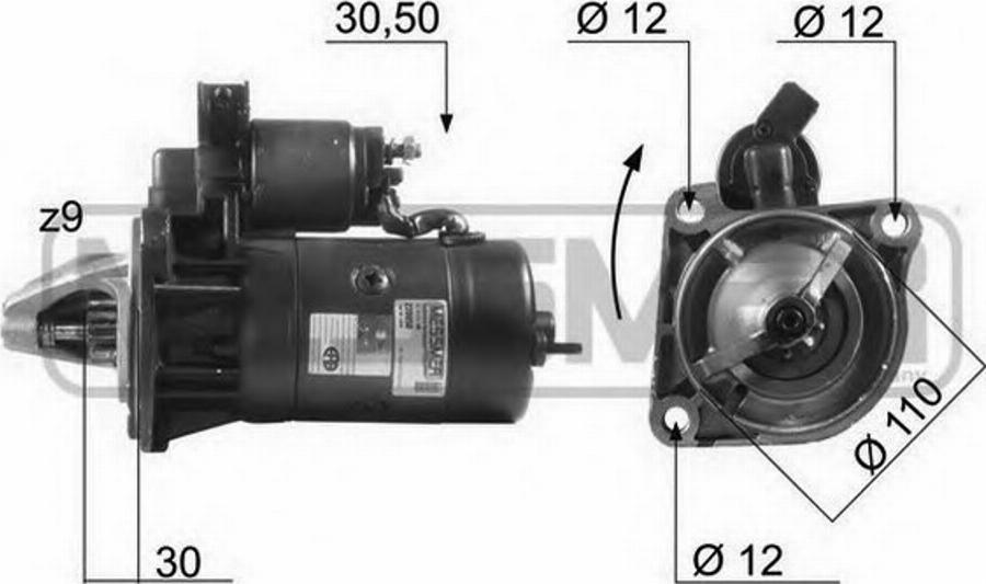 Messmer 220050 - Стартер autodnr.net