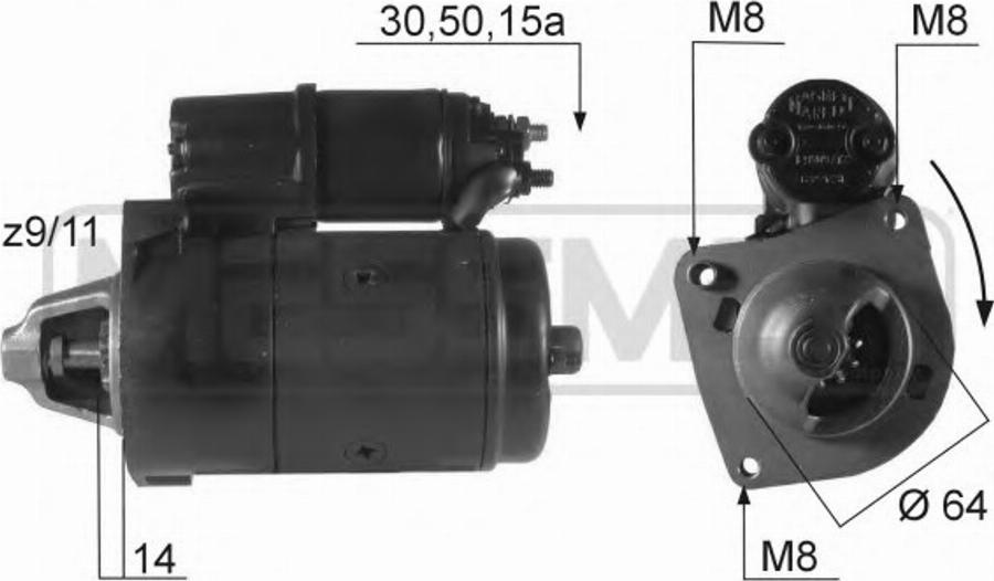 Messmer 220051 - Стартер autocars.com.ua