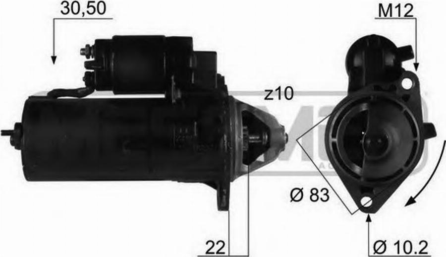 Messmer 220052 - Стартер autocars.com.ua