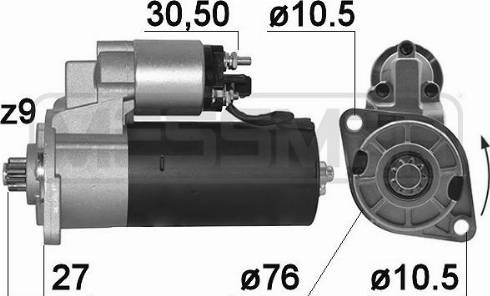 Messmer 220053A - Стартер autocars.com.ua