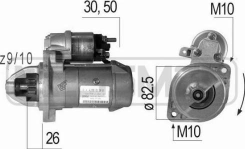 Messmer 220060A - Стартер autocars.com.ua