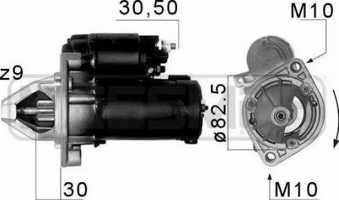 Messmer 220062 - Стартер avtokuzovplus.com.ua