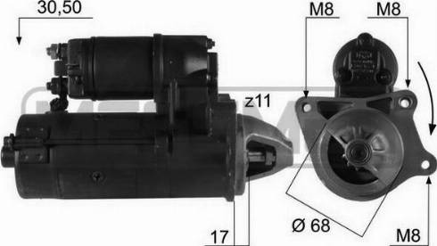 Messmer 220063R - Стартер autodnr.net