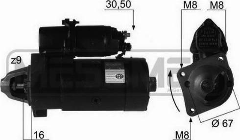 Messmer 220065R - Стартер autodnr.net