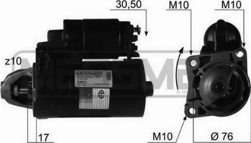 Messmer 220073R - Стартер autocars.com.ua