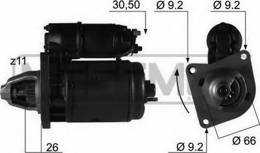 Messmer 220075 - Стартер autocars.com.ua