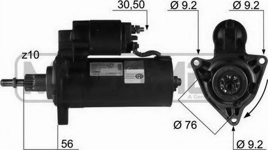 Messmer 220085 - Стартер avtokuzovplus.com.ua