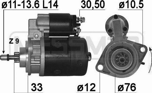 Messmer 220092A - Стартер autocars.com.ua