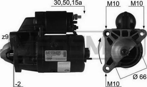 Messmer 220098R - Стартер avtokuzovplus.com.ua