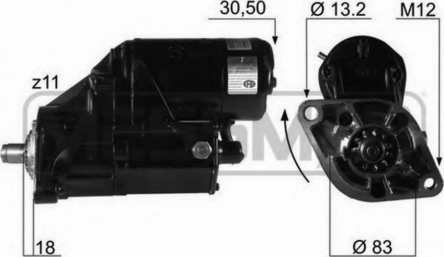 Messmer 220103 - Стартер autocars.com.ua