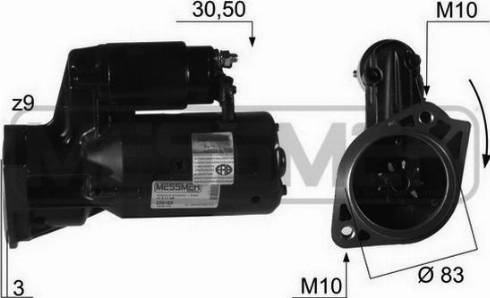 Messmer 220105A - Стартер avtokuzovplus.com.ua