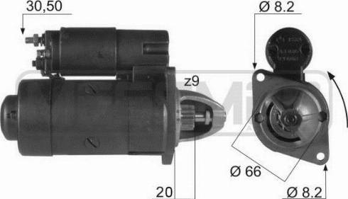 Messmer 220114A - Стартер autocars.com.ua