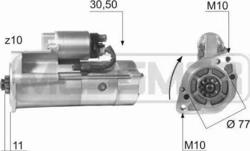 Messmer 220115 - Стартер autocars.com.ua