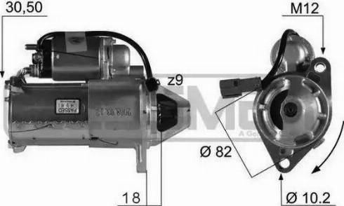 Messmer 220119 - Стартер autocars.com.ua