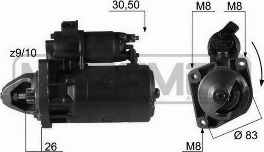 Messmer 220123 - Стартер autodnr.net