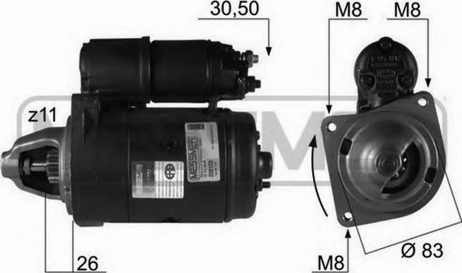 Messmer 220125 - Стартер autodnr.net