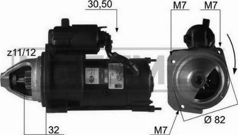 Messmer 220127A - Стартер autocars.com.ua