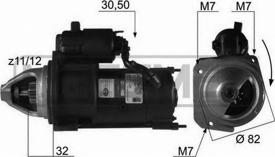 Messmer 220127 - Стартер autocars.com.ua