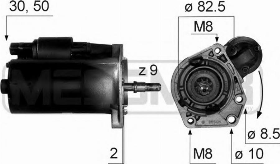 Messmer 220128 - Стартер avtokuzovplus.com.ua