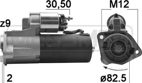 Messmer 220137R - Стартер autocars.com.ua