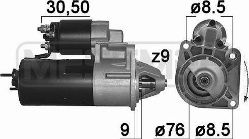 Messmer 220143A - Стартер autocars.com.ua