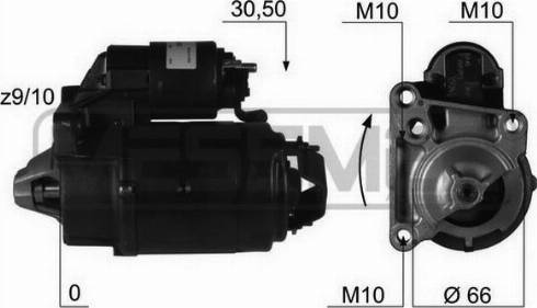 Messmer 220150R - Стартер autocars.com.ua