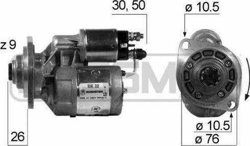 Messmer 220160A - Стартер avtokuzovplus.com.ua