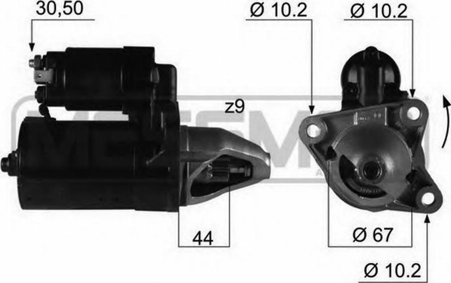 Messmer 220173 - Стартер autocars.com.ua