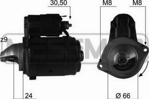 Messmer 220174A - Стартер autocars.com.ua